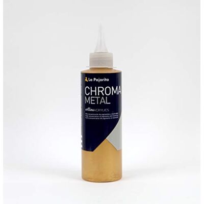 La Pajarita Pintura Acrílica Oro 200ML La Pajarita Pintura Acrílica Oro 200ML