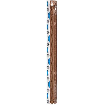 OPTI Cremallera, Poliéster, #00932 Marrón, 75 cm OPTI Cremallera, Poliéster, #00932 Marrón, 75 cm