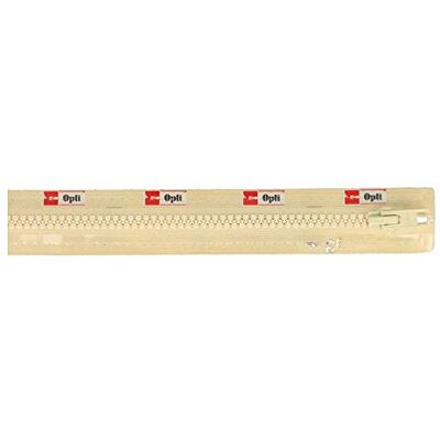 OPTI Cremallera Poliéster 00869 Beige 60cm OPTI Cremallera Poliéster 00869 Beige 60cm