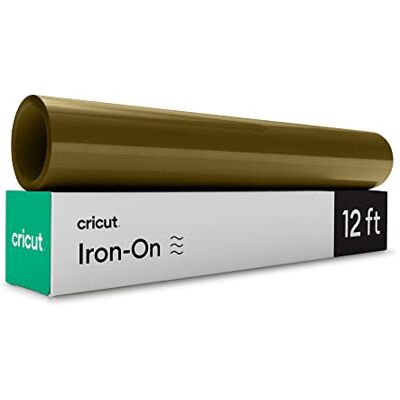 Cricut Vinilo termoadhesivo (3,6 m), Dorado Cricut Vinilo termoadhesivo (3,6 m), Dorado