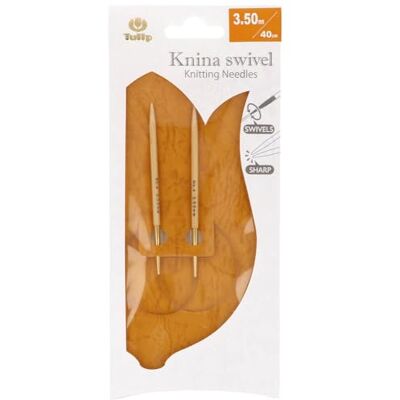 Tulip Agujas circulares Knina Swivel 40 cm 3.50 mm 1 pieza Tulip Agujas circulares Knina Swivel 40 cm 3.50 mm 1 pieza