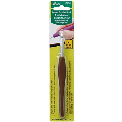 Clover Amour Crochet Hook-Size J10/6mm Clover Amour Crochet Hook-Size J10/6mm