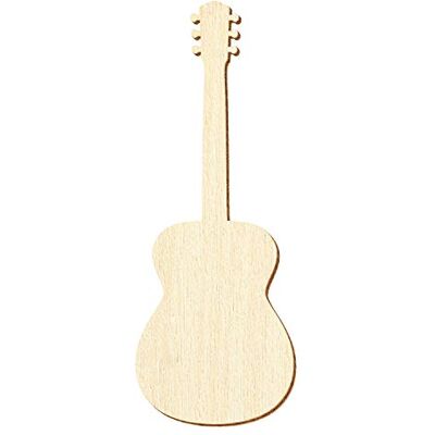 Bütic GmbH Guitarra acústica de madera, 5 – 50 cm, tamaño: 33 cm, paquete de: 50 unidades Bütic GmbH Guitarra acústica de madera, 5 – 50 cm, tamaño: 33 cm, paquete de: 50 unidades