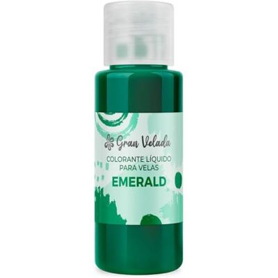 GRAN VELADA Colorante Líquido para Velas Esmeralda 1000 ml Listo para Usar Versátil en Diseños Pigmento de Calidad GRAN VELADA Colorante Líquido para Velas Esmeralda 1000 ml Listo para Usar Versátil en Diseños Pigmento de Calidad