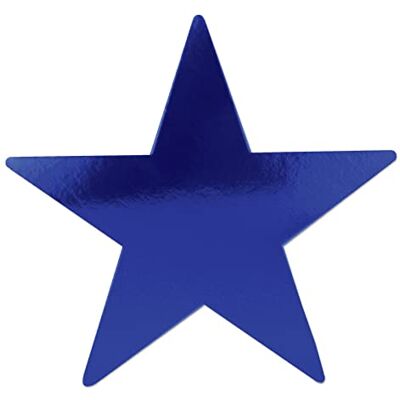 Beistle 24-Piece Foil Star Cutouts, 12-Inch Beistle 24-Piece Foil Star Cutouts, 12-Inch