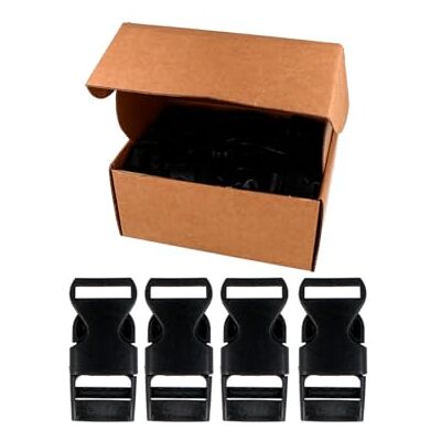 VELOX Broche Doble Plástico Negro 15,8 mm. 225u. VELOX Broche Doble Plástico Negro 15,8 mm. 225u.