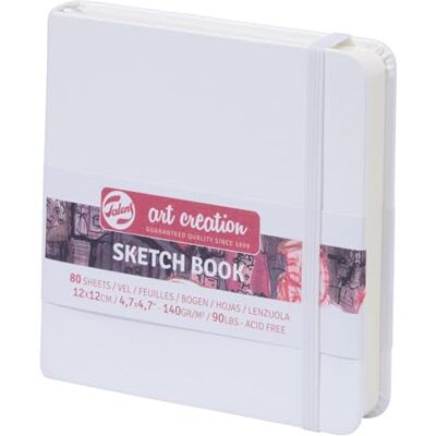 ART Sketchbook 12x12 cm, 140g, 80 hojas, papel sin ácido para dibujar y escribir diarios ART Sketchbook 12x12 cm, 140g, 80 hojas, papel sin ácido para dibujar y escribir diarios