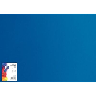 Oxford Cartón de dibujo de 50 x 70 cm/cartón para manualidades, DIN B2, cartón B2, papel para manualidades, 225 g/m², cartón Bristol, 25 hojas, color azul marino, 25 unidades Oxford Cartón de dibujo de 50 x 70 cm/cartón para manualidades, DIN B2, cartón B2, papel para manualidades, 225 g/m², cartón Bristol, 25 hojas, color azul marino, 25 unidades