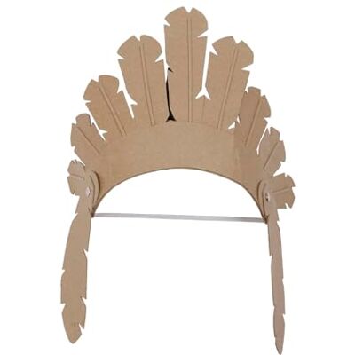 décopatch – Peluca india para niños para decorar papel maché marrón – Personaliza tu disfraz – DIY y manualidades – 25 x 10 x 21 cm décopatch – Peluca india para niños para decorar papel maché marrón – Personaliza tu disfraz – DIY y manualidades – 25 x 10 x 21 cm