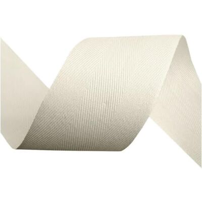 cyclingcolors cinta de sarga de algodón en espiga ancho 40mm x longitud 50m, beige claro cyclingcolors cinta de sarga de algodón en espiga ancho 40mm x longitud 50m, beige claro