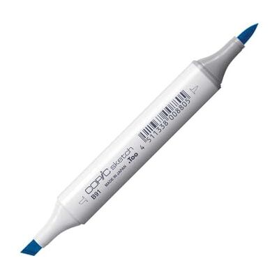 COPIC Sketch B91 Rotulador de 2 puntas, color azul grisáceo claro COPIC Sketch B91 Rotulador de 2 puntas, color azul grisáceo claro