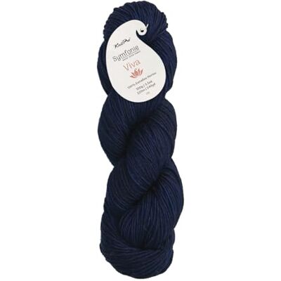 Symfonie Yarns - Viva Merino Delhi Blue - 220 m - Hilo Symfonie Yarns - Viva Merino Delhi Blue - 220 m - Hilo