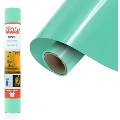 SISER EasyWeed Menthe, 30 cm x 1 m, película termoadhesiva de transferencia térmica para personalizar textiles, manualidades, certificado VeganOk y Oeko-Tex Standard 100 clase I SISER EasyWeed Menthe, 30 cm x 1 m, película termoadhesiva de transferencia térmica para personalizar textiles, manualidades, certificado VeganOk y Oeko-Tex Standard 100 clase I