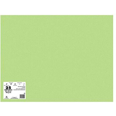 DOHE Pack de 25 cartulinas, 50 x 65 mm, color verde mondego DOHE Pack de 25 cartulinas, 50 x 65 mm, color verde mondego