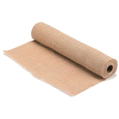 GLOREX -Tejido, 5 m Rollo, Cinta de Yute de Aprox. 48 cm de Ancho en Colores Naturales, para decoración, Manualidades y diseño, Nature, 1 Piece GLOREX -Tejido, 5 m Rollo, Cinta de Yute de Aprox. 48 cm de Ancho en Colores Naturales, para decoración, Manualidades y diseño, Nature, 1 Piece