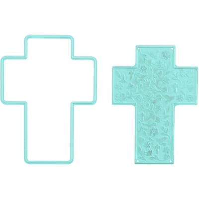 Nellie's Choice Troquel con Embossing-Cruz Stamping Die-6,1 x 8,4 cm-para Tarjetas, Navidad, Scrapbooking, Manualidades, DIY, Azul, 61x84mm Nellie's Choice Troquel con Embossing-Cruz Stamping Die-6,1 x 8,4 cm-para Tarjetas, Navidad, Scrapbooking, Manualidades, DIY, Azul, 61x84mm