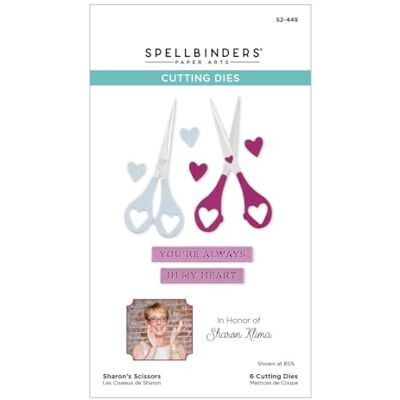 Spellbinders Sharon's Scissors Troqueles grabados en honor a Sharon Klima Spellbinders Sharon's Scissors Troqueles grabados en honor a Sharon Klima