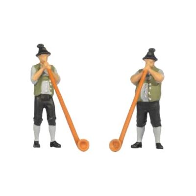 NOCH Escena de Sonido 2.0 "Alphornbläser, Accesorio de Pista con Sonido, Coloreado a Mano para Pista N, Escena de Figuras detalladas de plástico NOCH Escena de Sonido 2.0 "Alphornbläser, Accesorio de Pista con Sonido, Coloreado a Mano para Pista N, Escena de Figuras detalladas de plástico