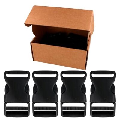 VELOX Broche Doble Plástico Negro 38 mm. 20u. VELOX Broche Doble Plástico Negro 38 mm. 20u.
