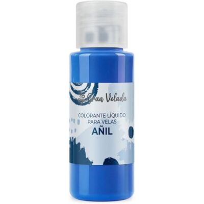 GRAN VELADA Colorante Líquido para Velas Azul Añil 1000 ml Ideal para Velas Artesanales Pigmento de Calidad Listo para Usar GRAN VELADA Colorante Líquido para Velas Azul Añil 1000 ml Ideal para Velas Artesanales Pigmento de Calidad Listo para Usar