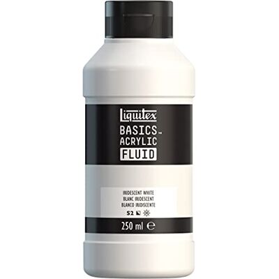 Liquitex LQX ACRILICO BASICS FLUIDO 250ML BLANCO IRIDISCENTE Liquitex LQX ACRILICO BASICS FLUIDO 250ML BLANCO IRIDISCENTE