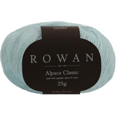 Rowan Alpaca Classic Yarn, Ice Blue (131), 25 g Rowan Alpaca Classic Yarn, Ice Blue (131), 25 g