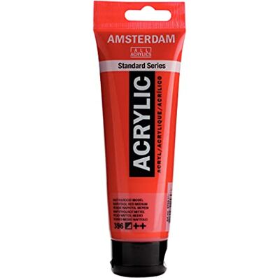 Amsterdam Standard Series Colores Acrílicos Tubo 120 ml Rojo Naftol Medio 396 (17093962) Amsterdam Standard Series Colores Acrílicos Tubo 120 ml Rojo Naftol Medio 396 (17093962)