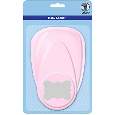 Ursus – Perforadora con Palanca, Jumbo, con Placa, Aprox. 76,2 mm, Color Rosa Ursus – Perforadora con Palanca, Jumbo, con Placa, Aprox. 76,2 mm, Color Rosa