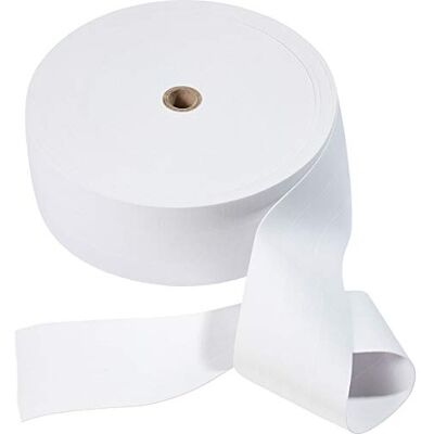 Prym Banda elástica Suave de 100 mm, Color Blanco, 57% PES 43% ED Prym Banda elástica Suave de 100 mm, Color Blanco, 57% PES 43% ED