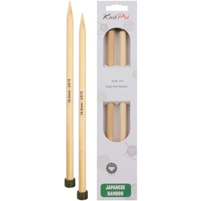 KnitPro - Bamboo - 33 cm - 10 mm - Agujas de tejer KnitPro - Bamboo - 33 cm - 10 mm - Agujas de tejer