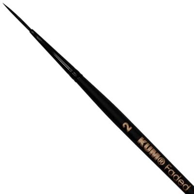 KUM Pincel para Acuarela Faded Liner, tamaño 2 KUM Pincel para Acuarela Faded Liner, tamaño 2