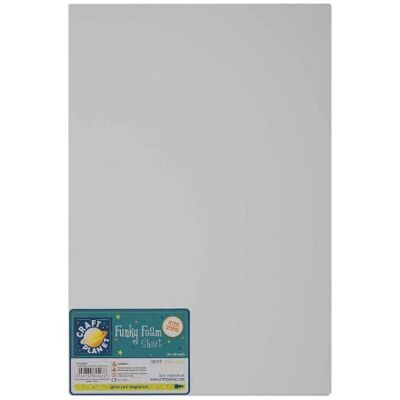Craft Planet Hoja de gomaespuma para manualidades (2 mm, 30,5 x 45,7 cm), color blanco Craft Planet Hoja de gomaespuma para manualidades (2 mm, 30,5 x 45,7 cm), color blanco