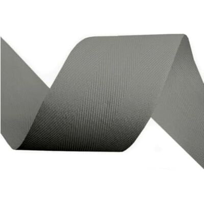 cyclingcolors cinta de sarga de algodón en espiga ancho 50mm x longitud 50m, gris cyclingcolors cinta de sarga de algodón en espiga ancho 50mm x longitud 50m, gris