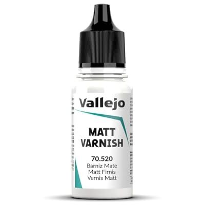 Vallejo Matt Varnish Barniz aAcrílico Mate a Base de Agua , Incolor, 18 ml Vallejo Matt Varnish Barniz aAcrílico Mate a Base de Agua , Incolor, 18 ml