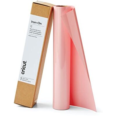 Cricut Vinilo termoadhesivo (3,6 m), Blush Cricut Vinilo termoadhesivo (3,6 m), Blush