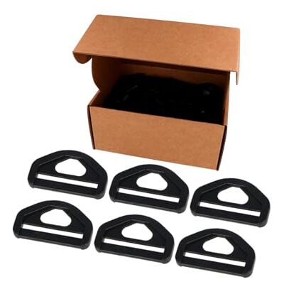 VELOX Anilla Hebilla D Triangular Plástico Negro 38,5 mm. 150u. VELOX Anilla Hebilla D Triangular Plástico Negro 38,5 mm. 150u.