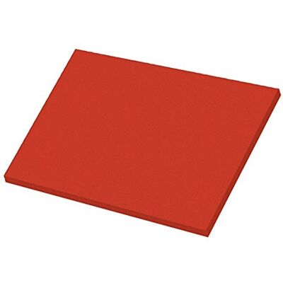 DOHE Pack de 25 cartulinas, 50 x 65 mm, color rojo DOHE Pack de 25 cartulinas, 50 x 65 mm, color rojo