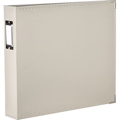 We R Memory Keepers Albums Álbum de Piel (30,5 x 30,5 cm), Color Gris, We R Memory Keepers Albums Álbum de Piel (30,5 x 30,5 cm), Color Gris,