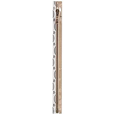 OPTI Cremallera, 51% poliacrílico, 49% algodón, 00886 marrón, 55 cm OPTI Cremallera, 51% poliacrílico, 49% algodón, 00886 marrón, 55 cm