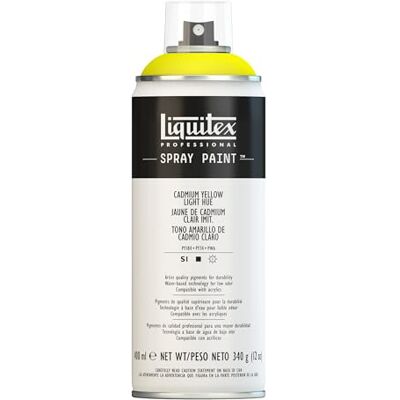 Liquitex Acrílico en Spray, 400 ml, Amarillo (Marillo De Cadmio Claro (Imitación)) Liquitex Acrílico en Spray, 400 ml, Amarillo (Marillo De Cadmio Claro (Imitación))