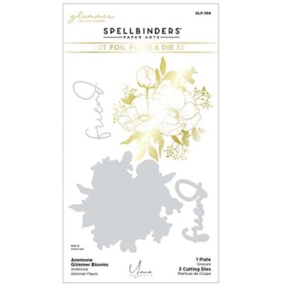 Spellbinders Brillo, flores de anémonas, gris Spellbinders Brillo, flores de anémonas, gris