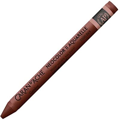 Caran d'Ache NEOCOLOR II 069 BRANNT/BURNT SIENNA () / Pastel 10 unidades (1er Pack)/ de cera soluble en agua/para papel, cartón, vidrio, madera, piel, tela piedra Caran d'Ache NEOCOLOR II 069 BRANNT/BURNT SIENNA () / Pastel 10 unidades (1er Pack)/ de cera soluble en agua/para papel, cartón, vidrio, madera, piel, tela piedra