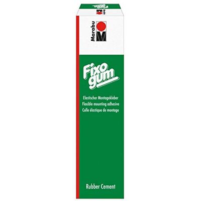 Marabu 125 g Fixogum Cemento Tubo de Goma, Transparente Marabu 125 g Fixogum Cemento Tubo de Goma, Transparente
