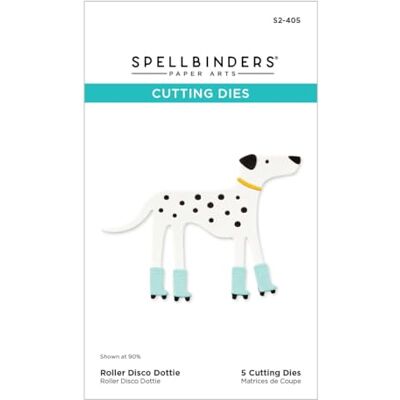 Spellbinders Roller Disco Dottie Troqueles grabados de The Out and about Collection Spellbinders Roller Disco Dottie Troqueles grabados de The Out and about Collection