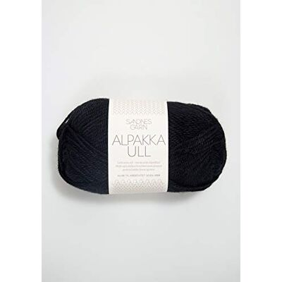 Sandnes Garn Alpakka Ull 1099, negro Sandnes Garn Alpakka Ull 1099, negro