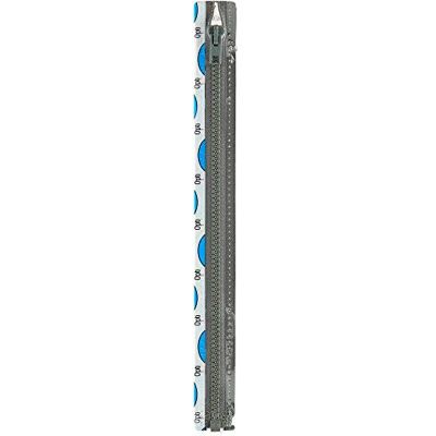 OPTI Cremallera, 100% poliéster, 00002, gris, 75 cm OPTI Cremallera, 100% poliéster, 00002, gris, 75 cm