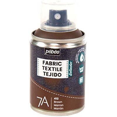 Pintura en aerosol marrón para tela Pebeo - 100ml Pintura en aerosol marrón para tela Pebeo - 100ml