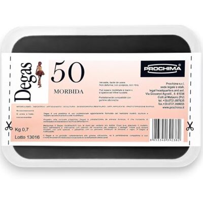 Arcilla Profesional de Dureza Media Degas - 700g Arcilla Profesional de Dureza Media Degas - 700g