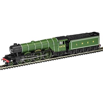 Hornby ferrocarril 00 Gauge LNER Clase A1 Scotsman del Vuelo con Vapor TTS Sonido Locomotora LNER A1 Clase 4-6-2 4472 Flying Scotsman Época 3 Hornby ferrocarril 00 Gauge LNER Clase A1 Scotsman del Vuelo con Vapor TTS Sonido Locomotora LNER A1 Clase 4-6-2 4472 Flying Scotsman Época 3