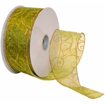 Morex Rollo de lazo (5,7 cm x 15,2 m), color dorado Morex Rollo de lazo (5,7 cm x 15,2 m), color dorado